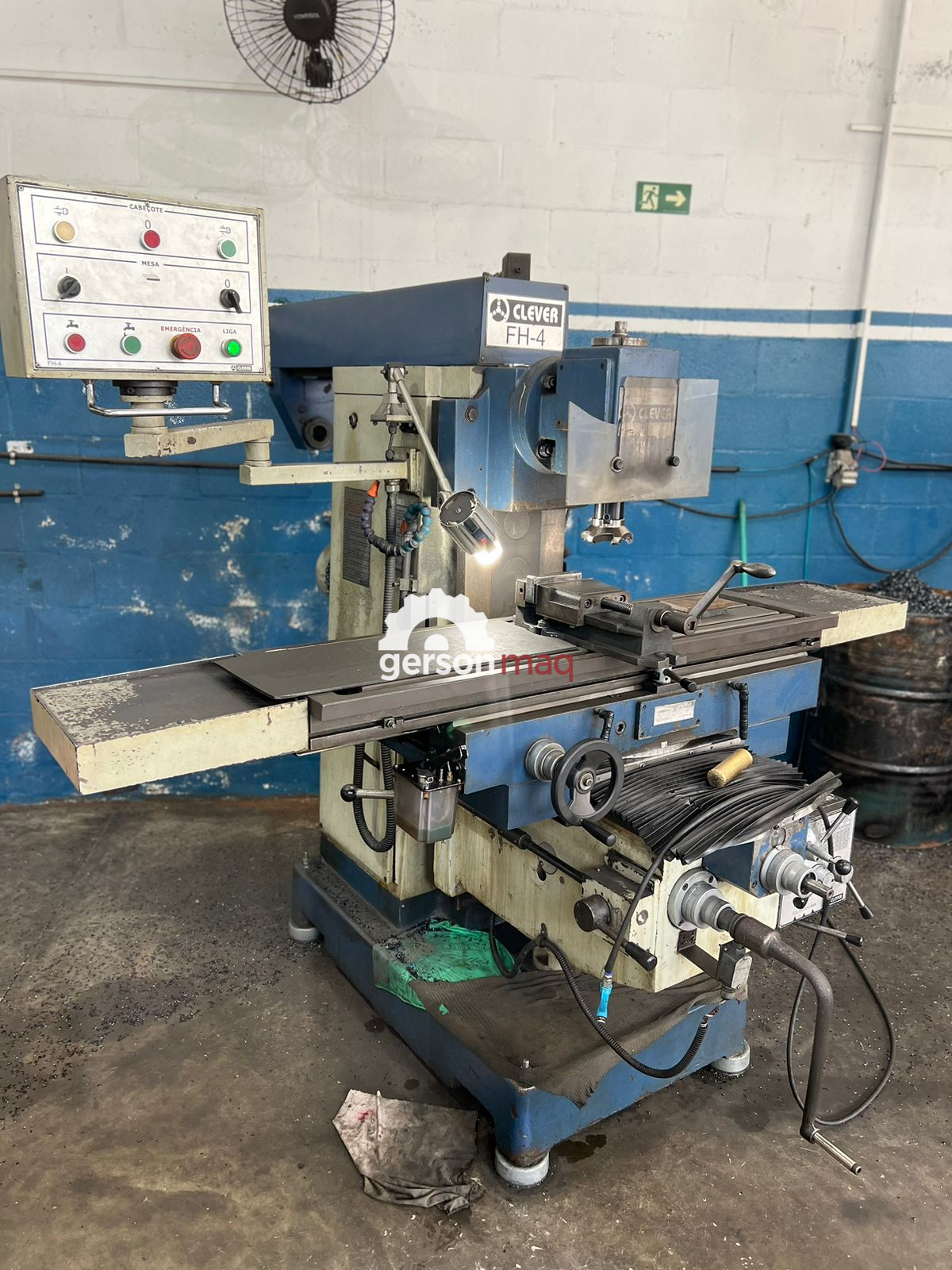 FRESADORA UNIVERSAL MARCA CLEVER MODELO FH4